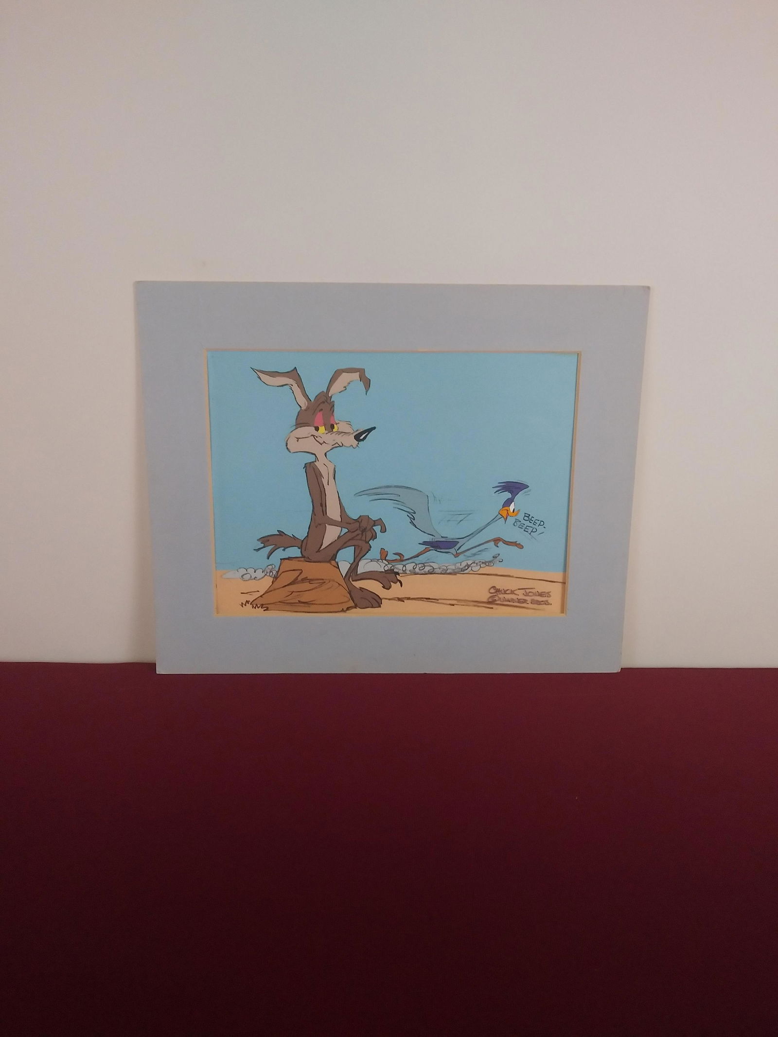 Chuck Jones Signed Warner Bros Celluloid (1 of 2)