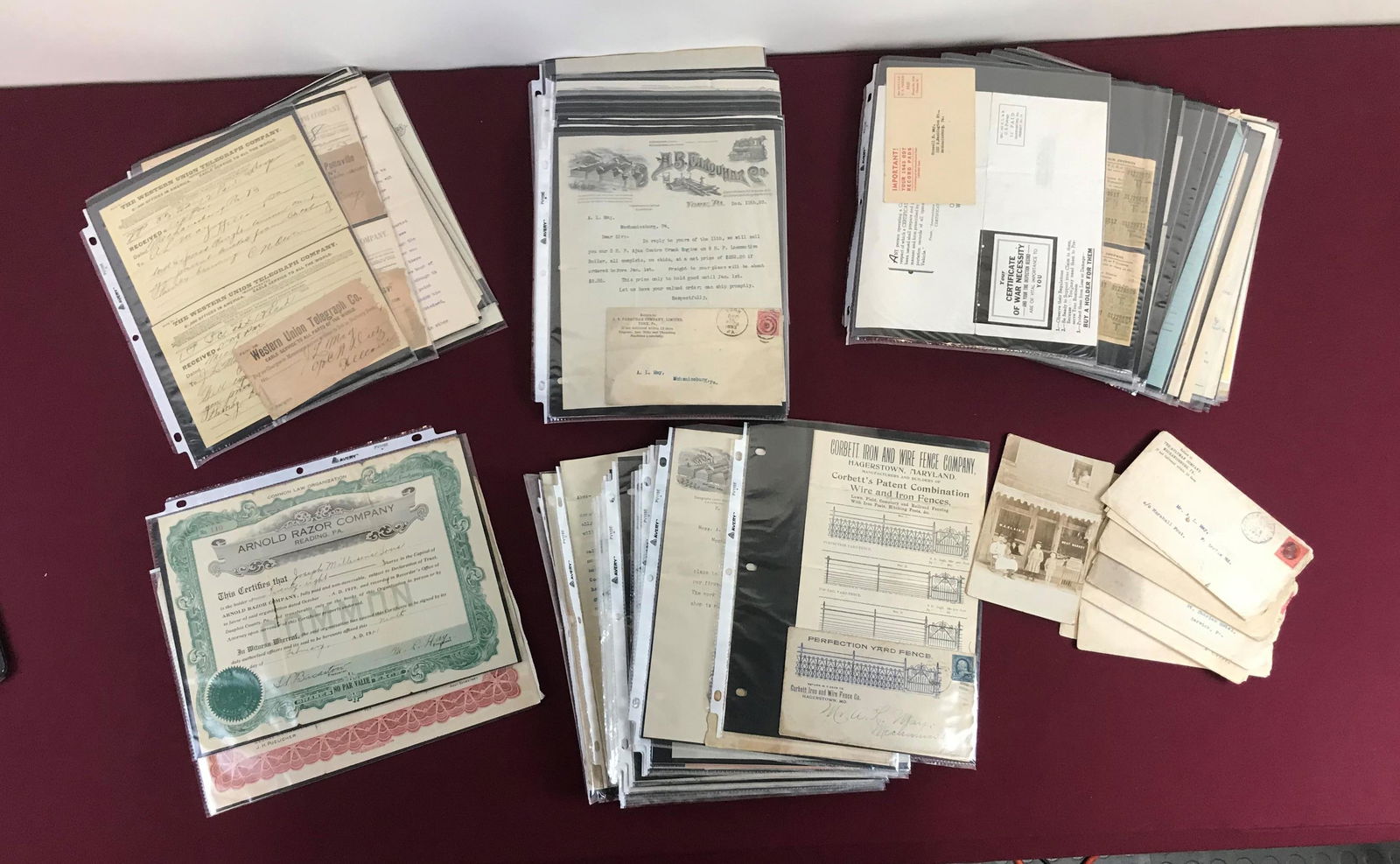 172 Pc Archive A.L. May Family, Mechanicsburg, PA (1 of 16)