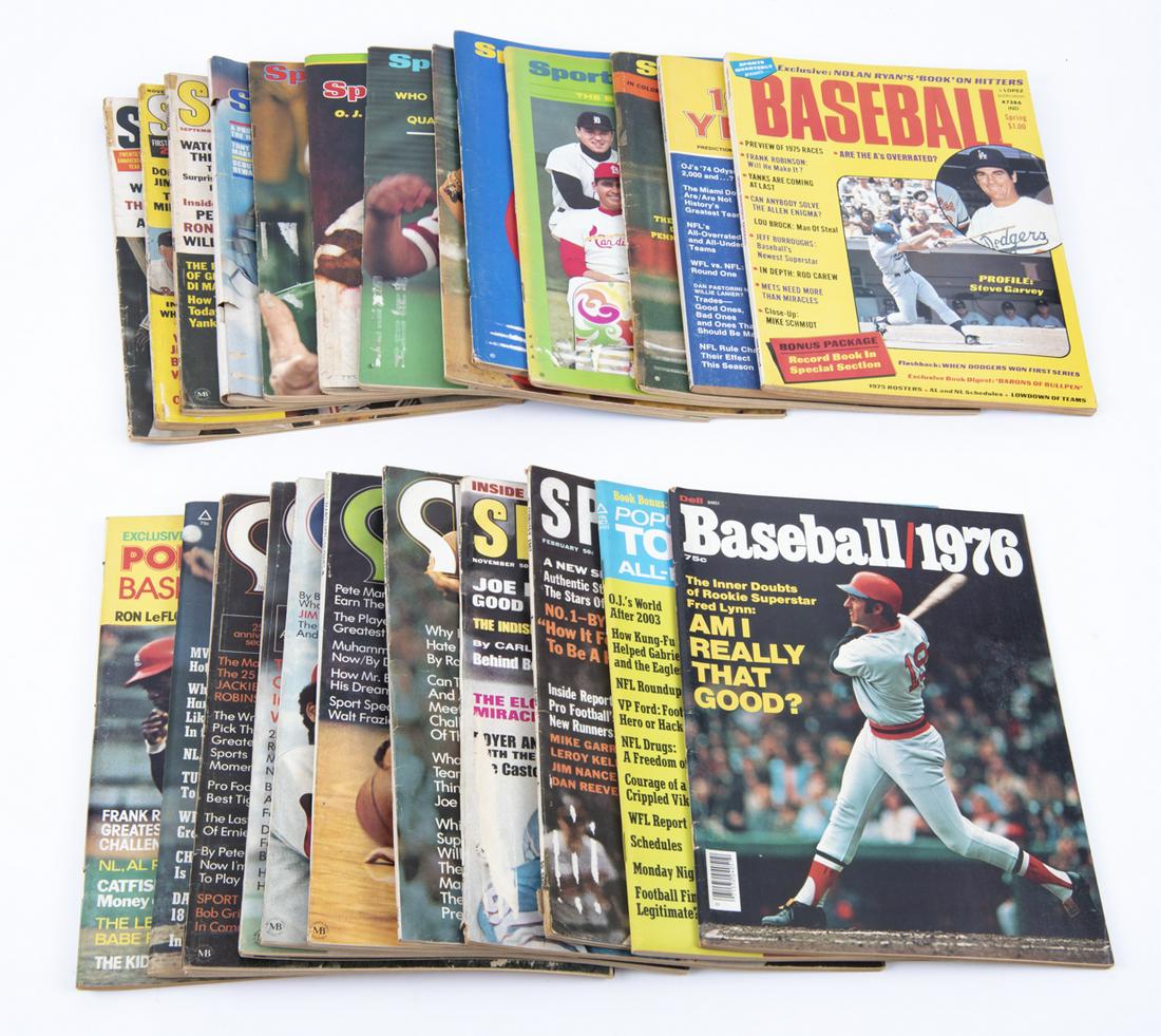 25 1960-70s Sports Magazines (1 of 5)