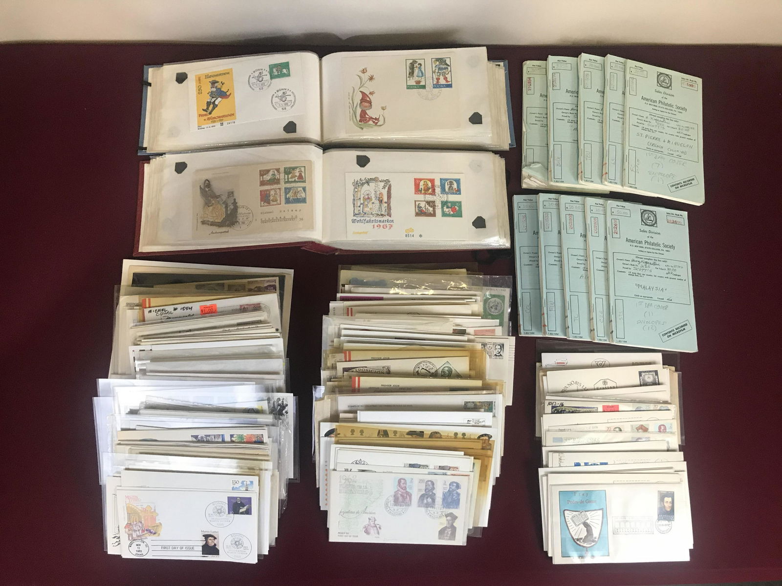Approx. 421 Pcs Mid 20th C. First Day Covers (1 of 15)