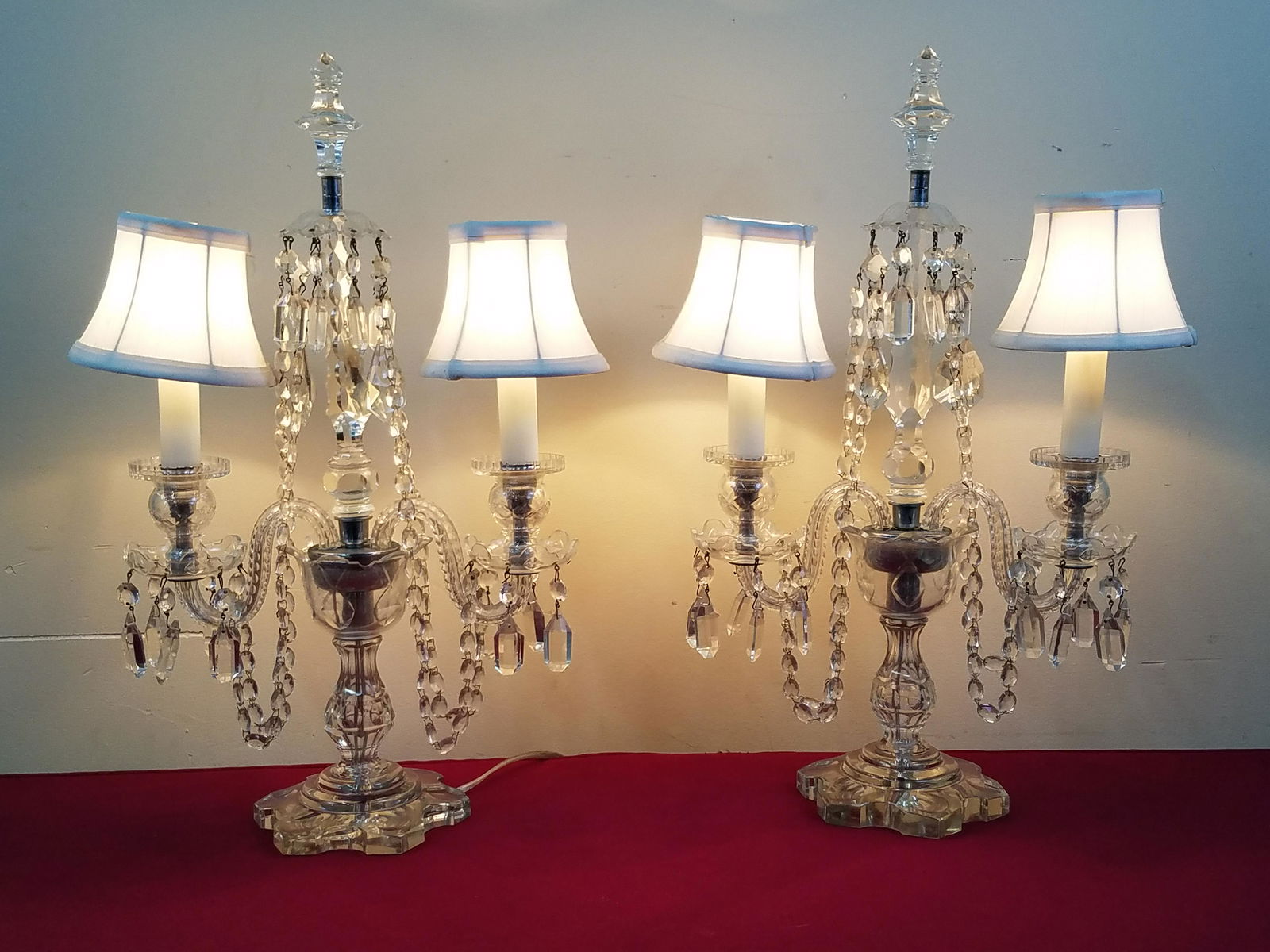 2 Crystal Table Lamps (1 of 4)