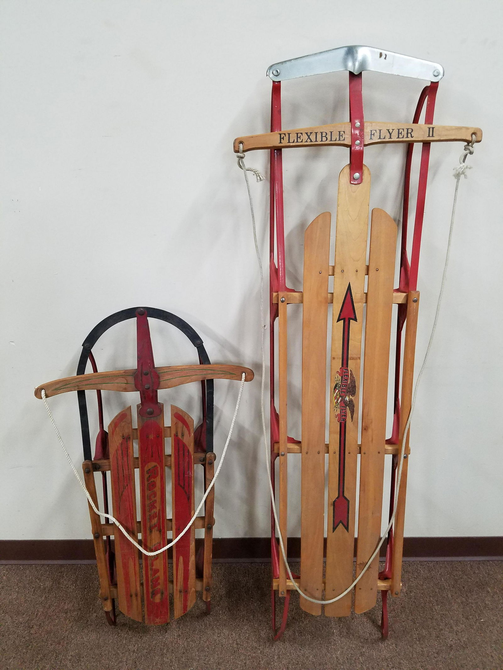 Flexible Flyer and Rocket Plane Sleds (1 of 1)