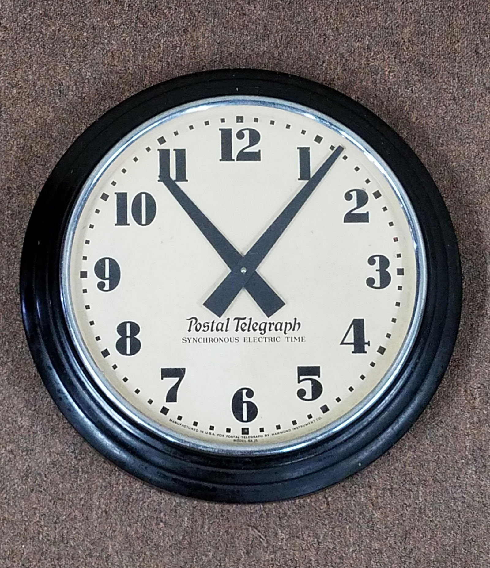 Postal Telegraph Wall Clock (1 of 1)