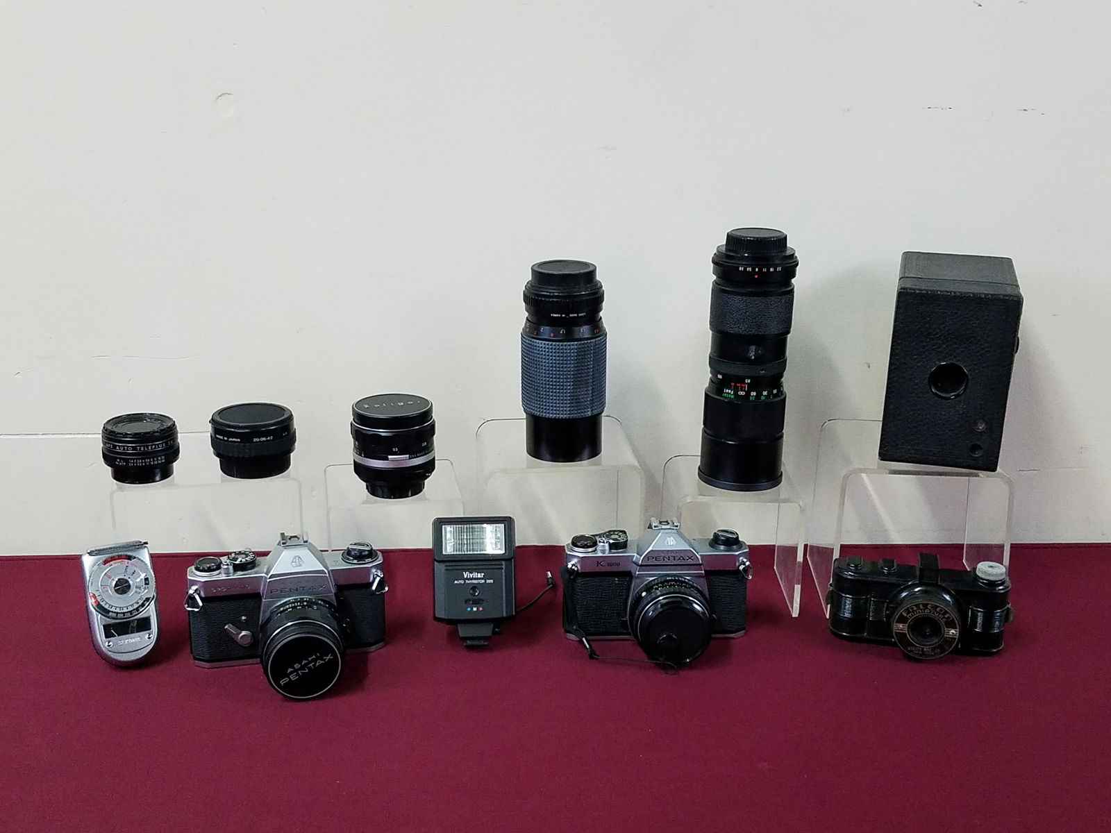 11 Pc Camera Collection incl Soligor (1 of 10)