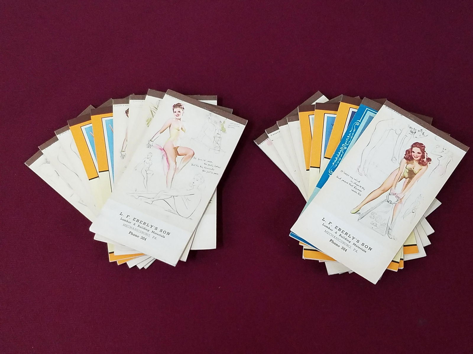 19 Mechanicsburg Pin Up Pocket Calanders (1 of 3)