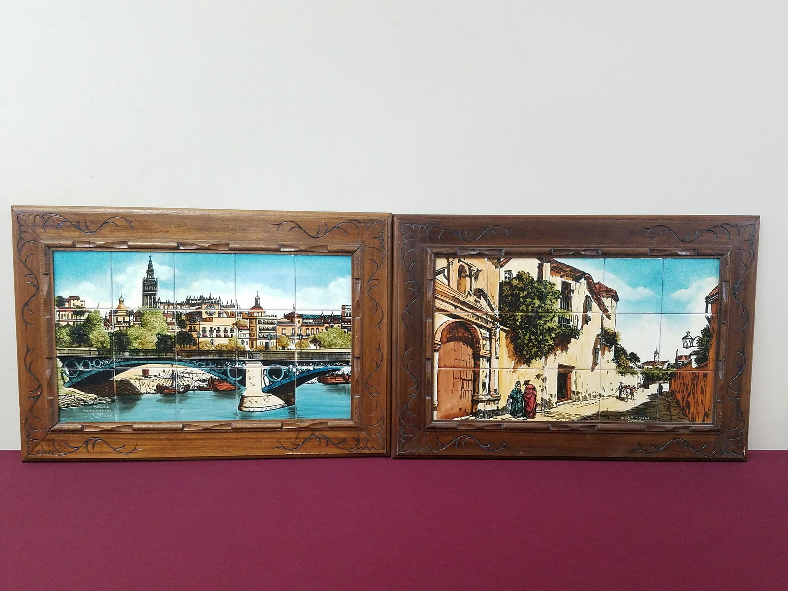 2 J. Mate Tile Landscapes incl. Puente De Triana (1 of 6)