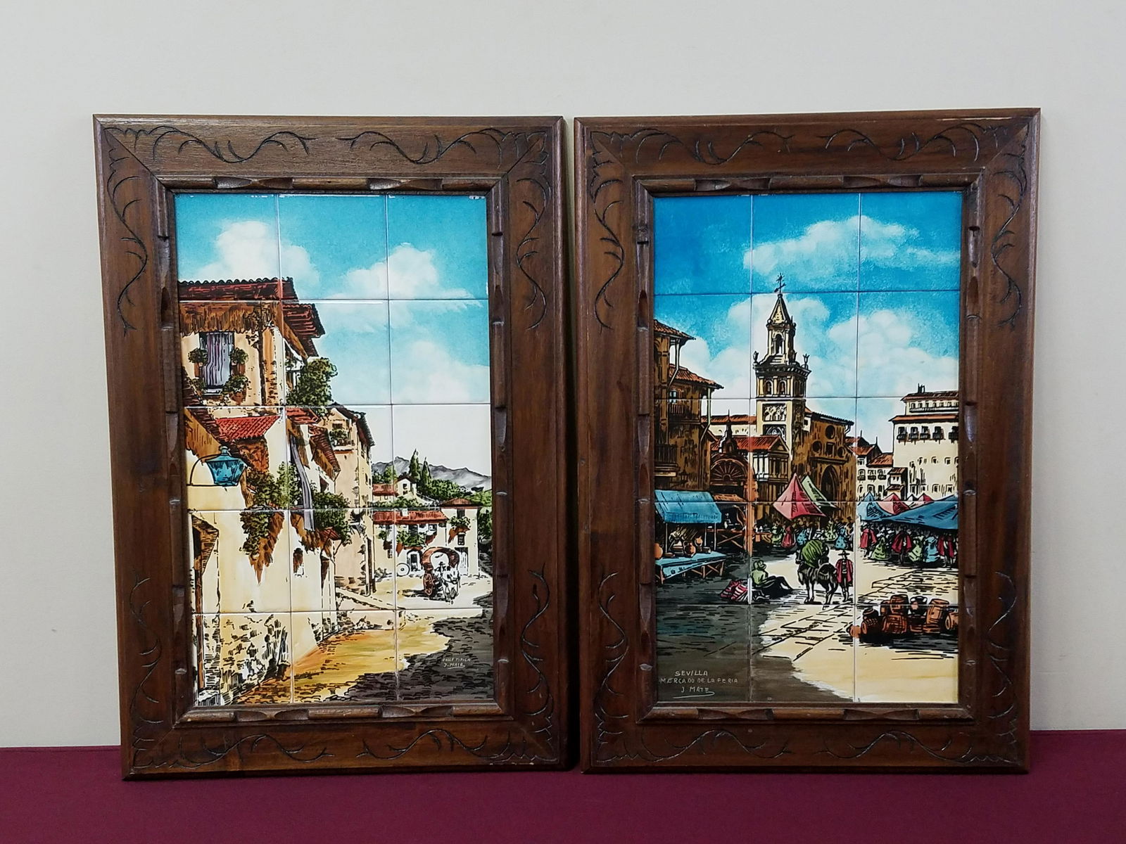 2 J. Mate Tile Landscapes incl. Calle Tipice (1 of 5)