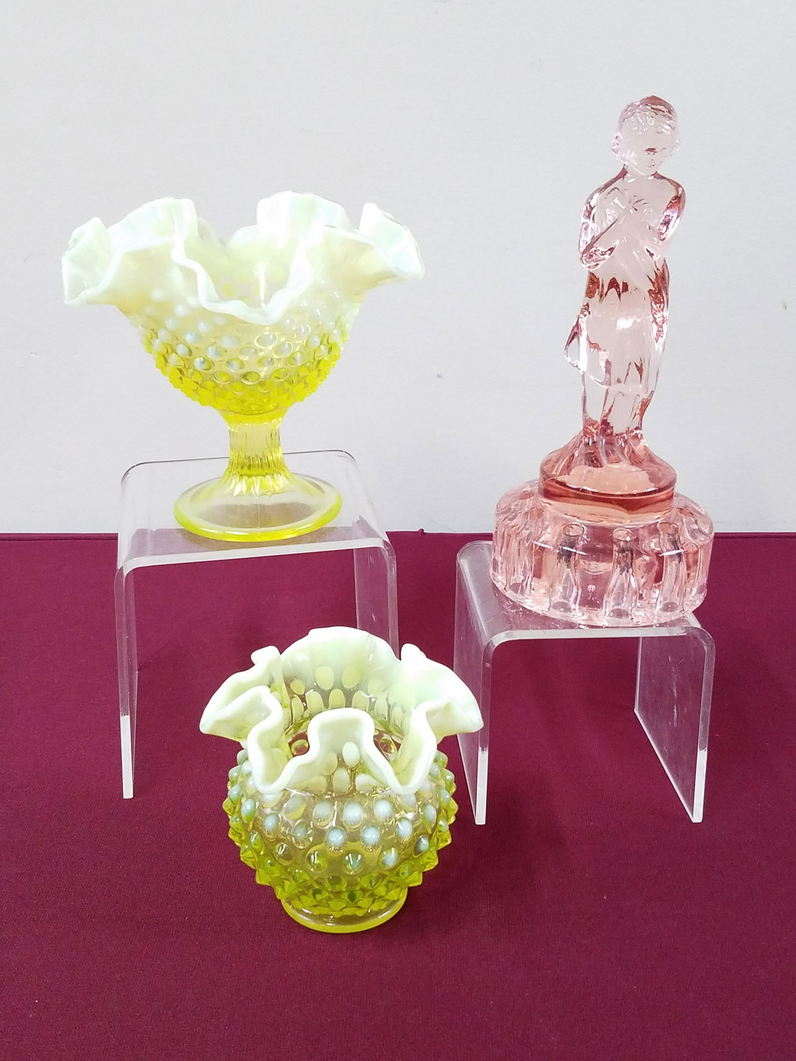 3 Pcs Glass incl. Depression Figural Frog (1 of 3)