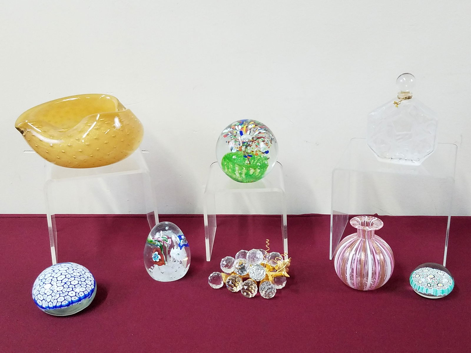 8 Pcs Glass incl. Swarovski and Murano (1 of 9)
