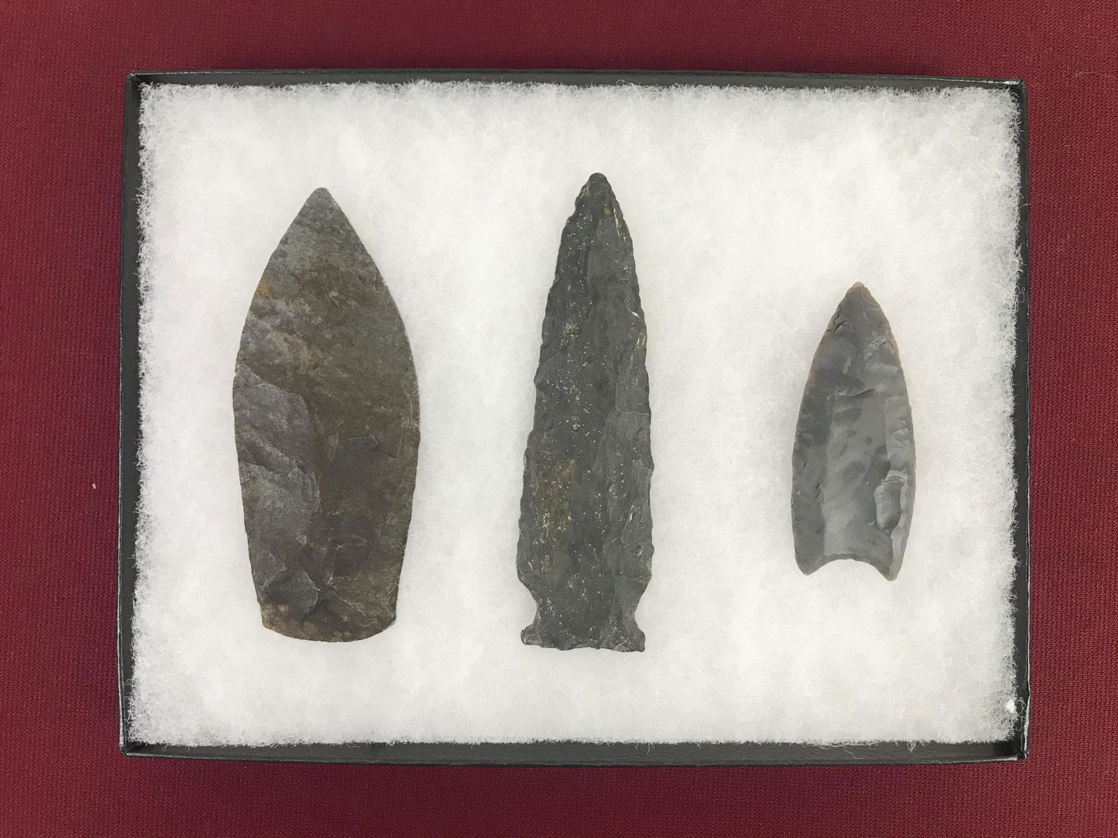 3 Bifaces incl Clovis (1 of 2)