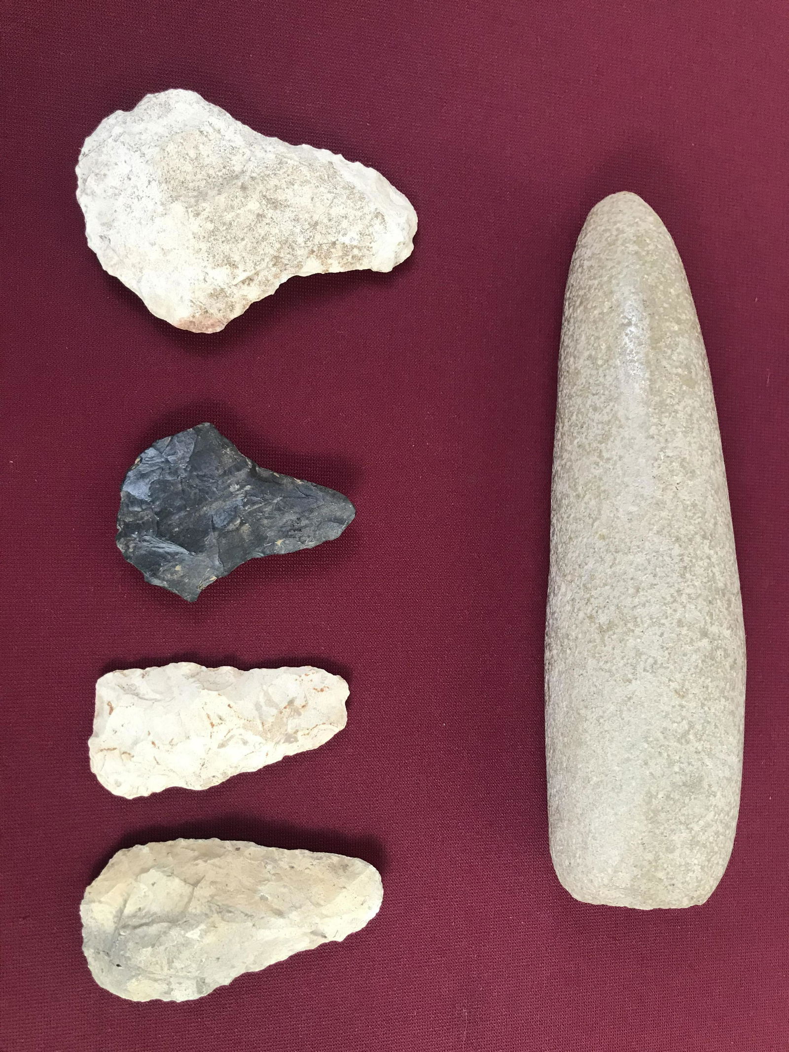 5 Native American Stone Tools, Oklahoma (1 of 2)