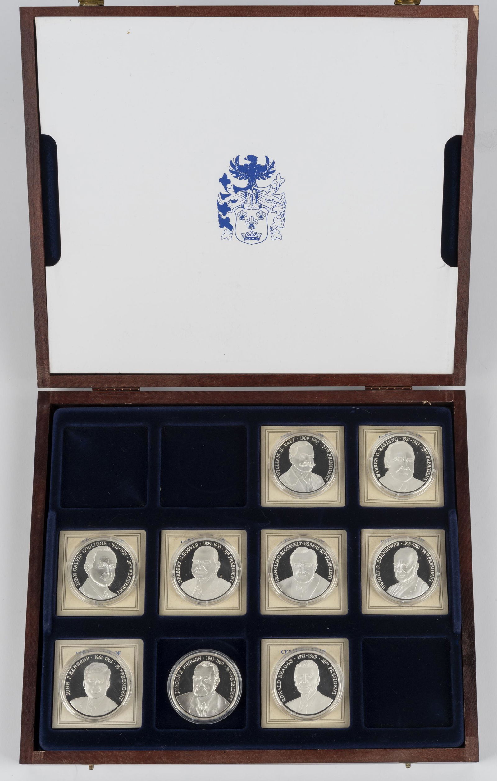 9 Pc Presidents of the United States Medals (1 of 3)