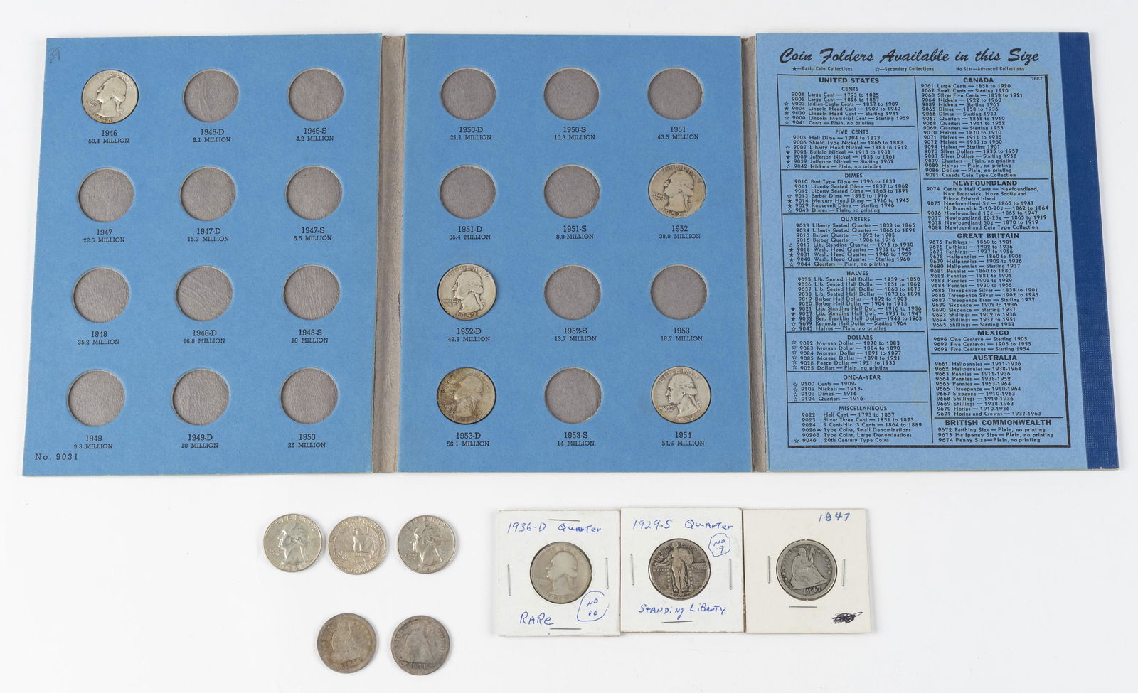 19 U. S. Silver Quarters (1 of 3)