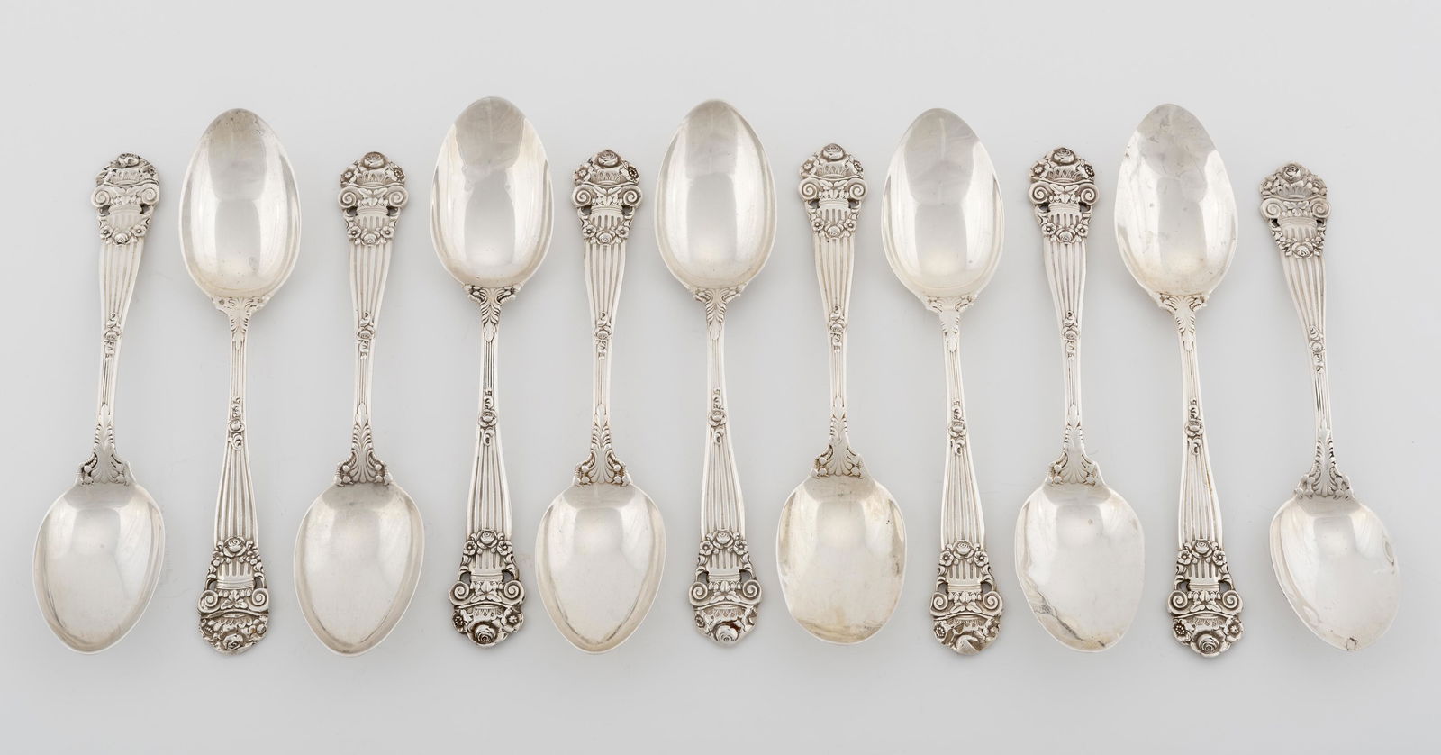 11 Towle Georgian Sterling Teaspoons (1 of 5)