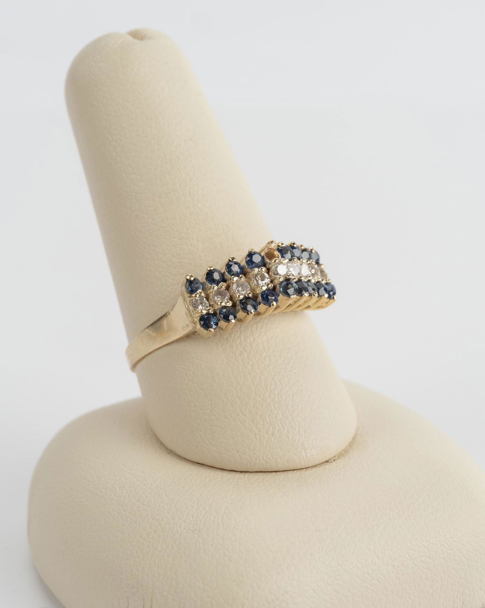14k Diamond & Sapphire Ring (1 of 3)