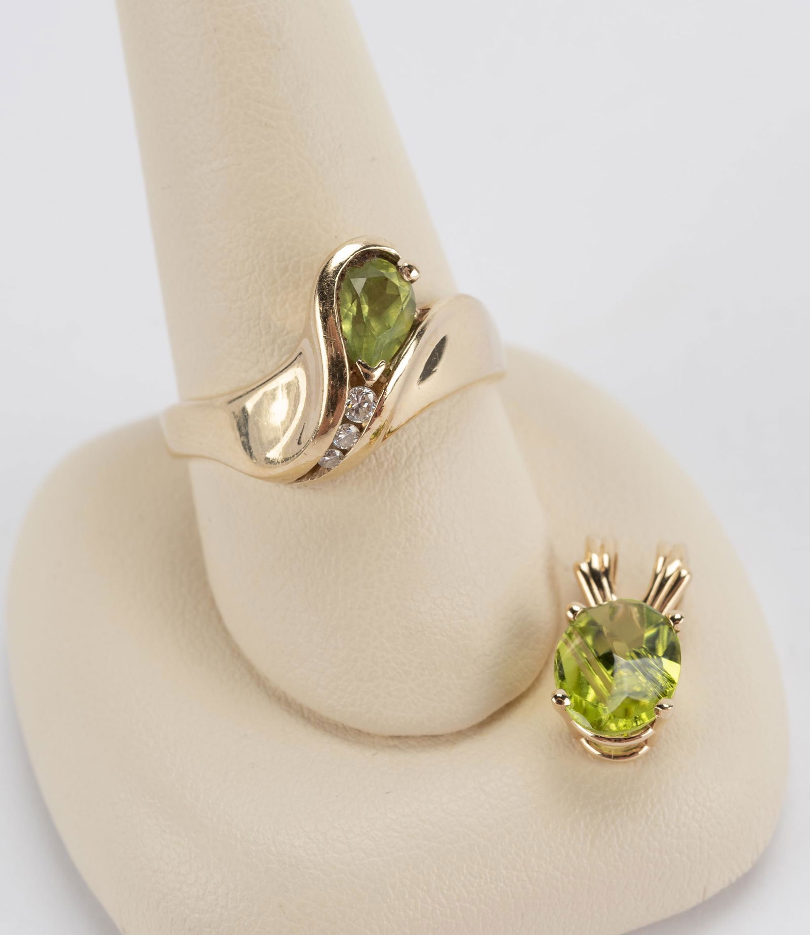 14k Peridot Ring & Pendant (1 of 6)