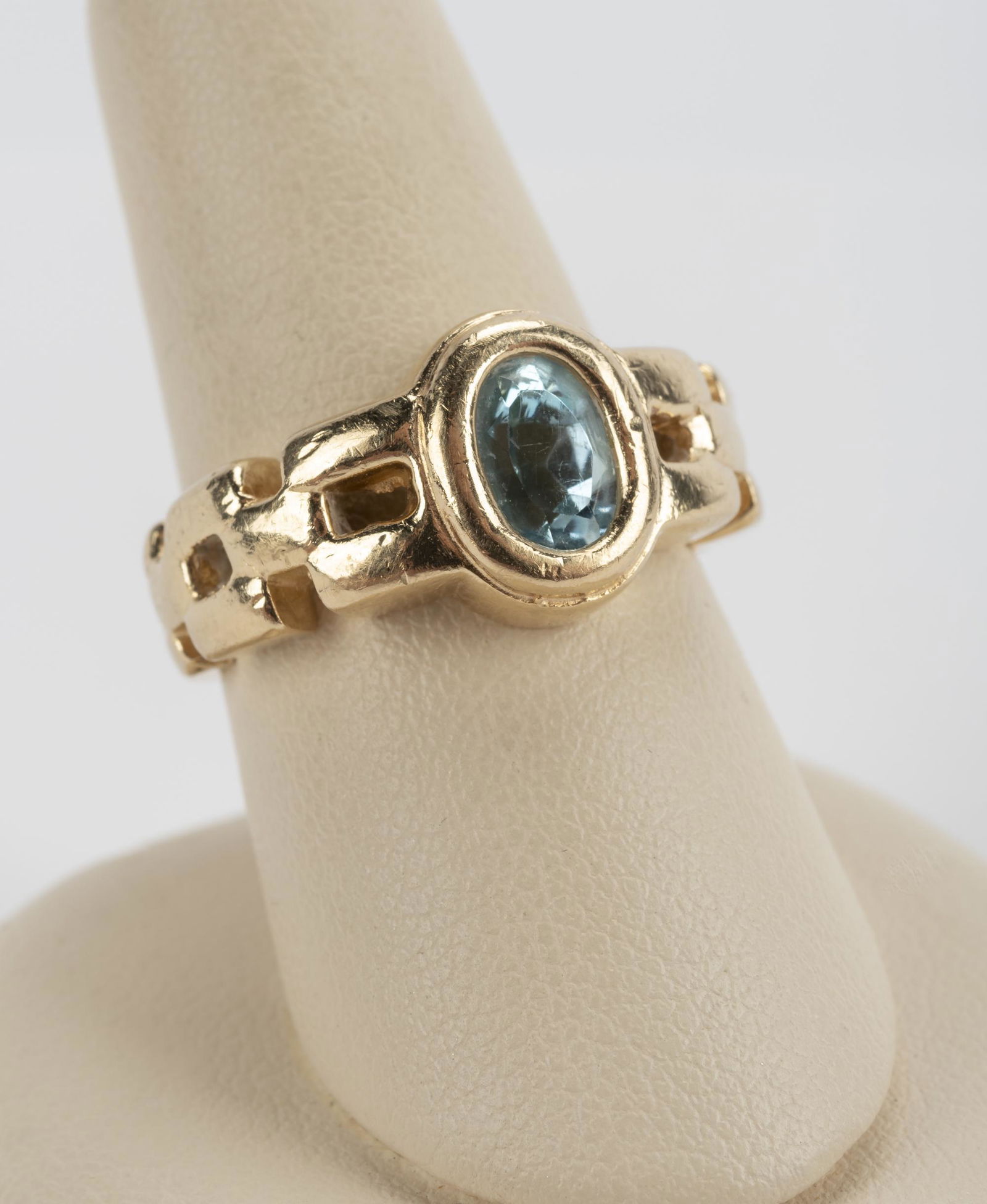 14k Blue Topaz Ring (1 of 3)