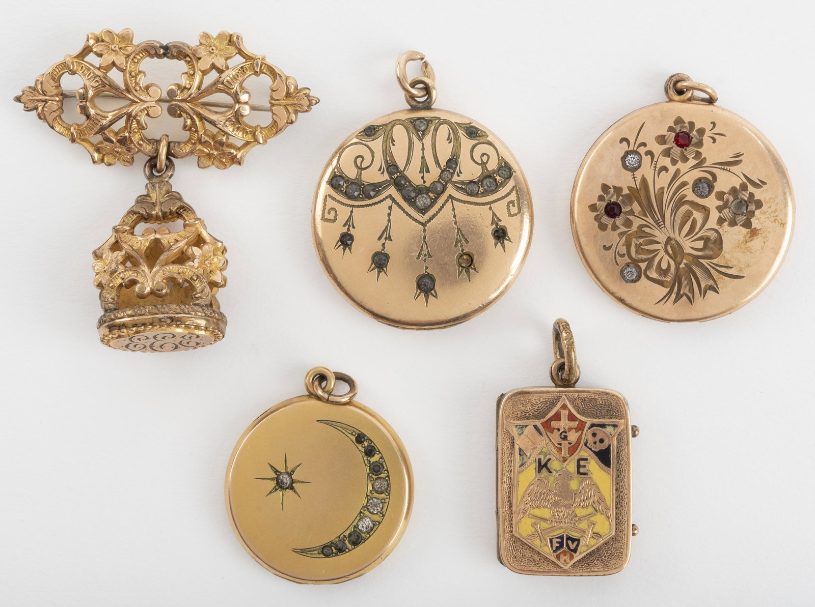 5 Pieces Gold Filled Jewelry (1 of 1)