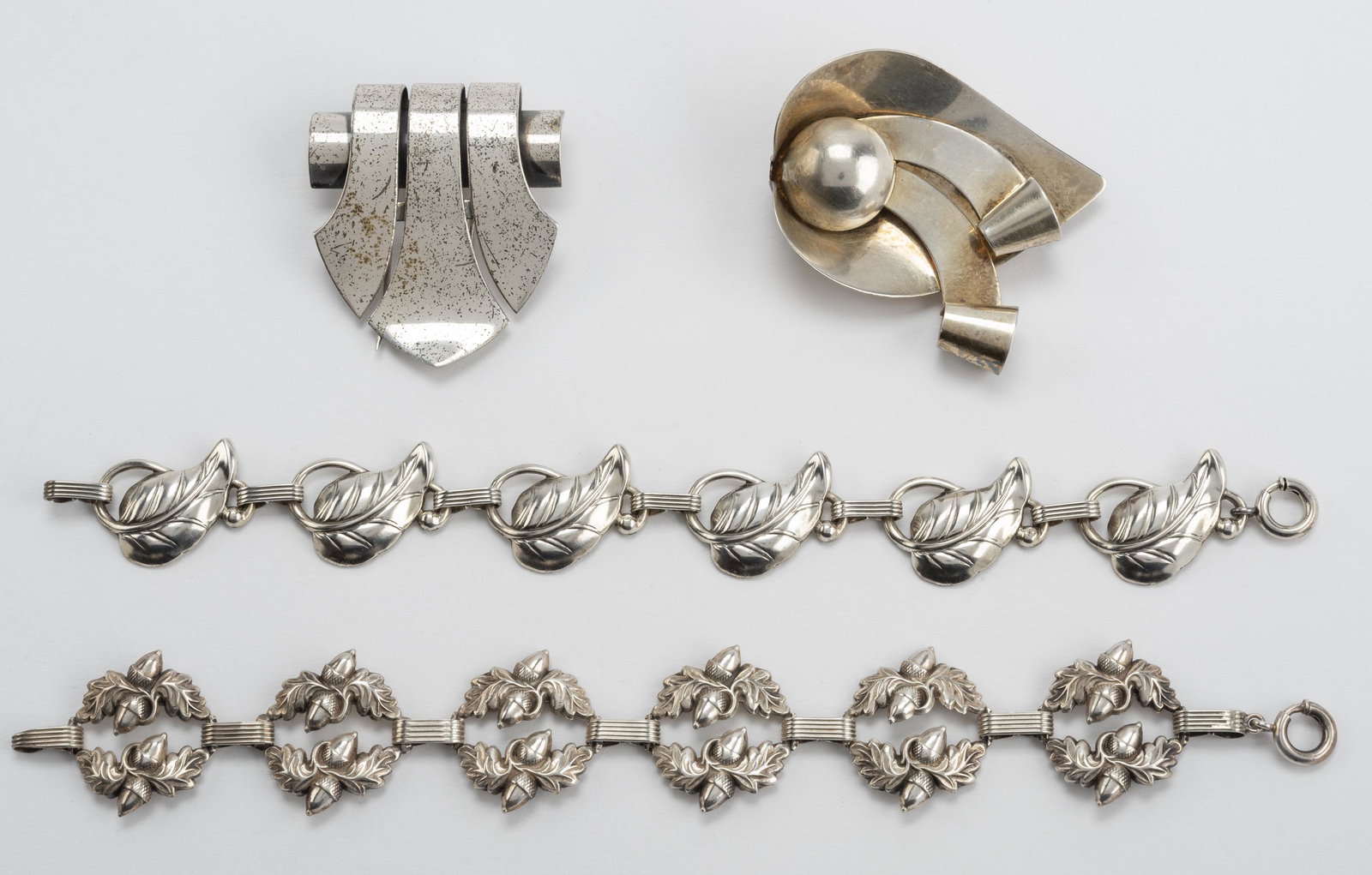 Designer Sterling Pins and Bracelets (1 of 5)