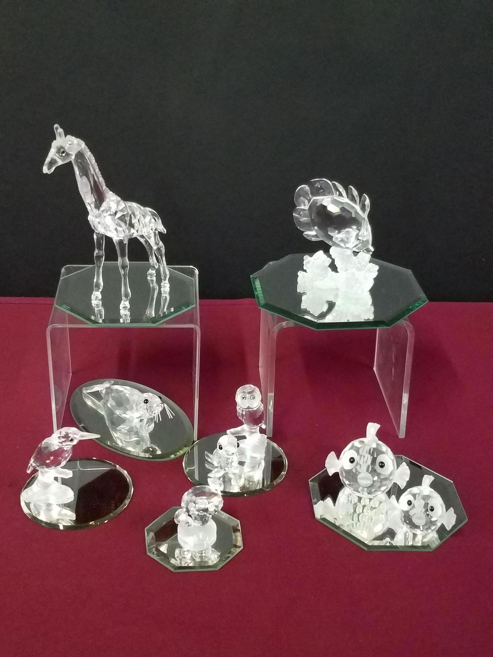 9 Swarovski Figurines incl. Giraffe (1 of 9)
