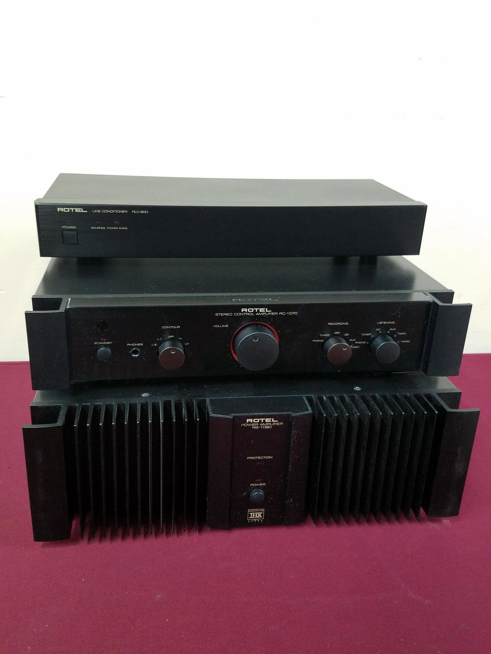 3 Pcs Rotel Stereo Equipment (1 of 5)