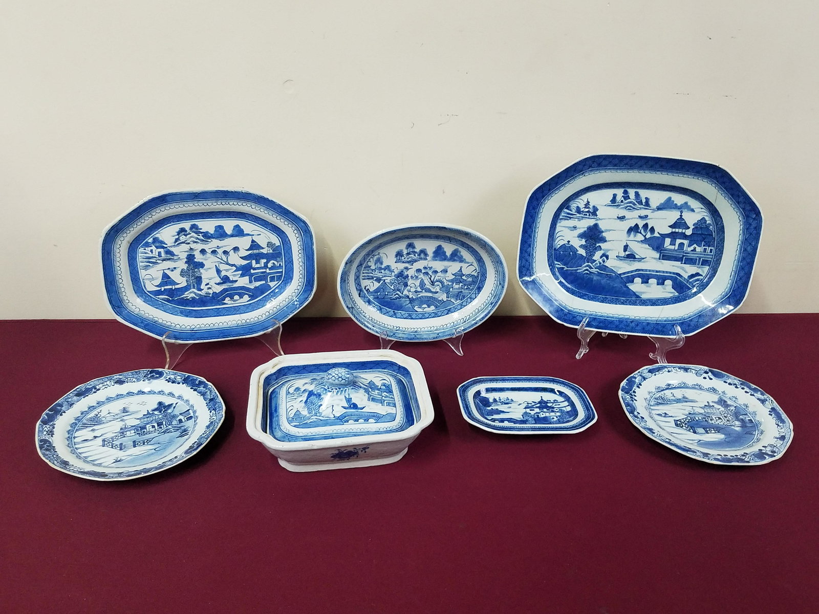 8 Pcs Canton Porcelain incl. Tureen (1 of 13)