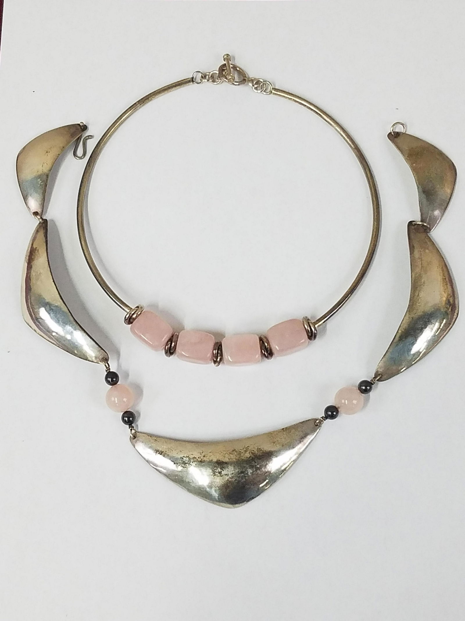 2 Silver Necklaces incl Choker (1 of 2)