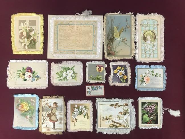 15 Fringed Victorian Greeting Cards (1 of 5)