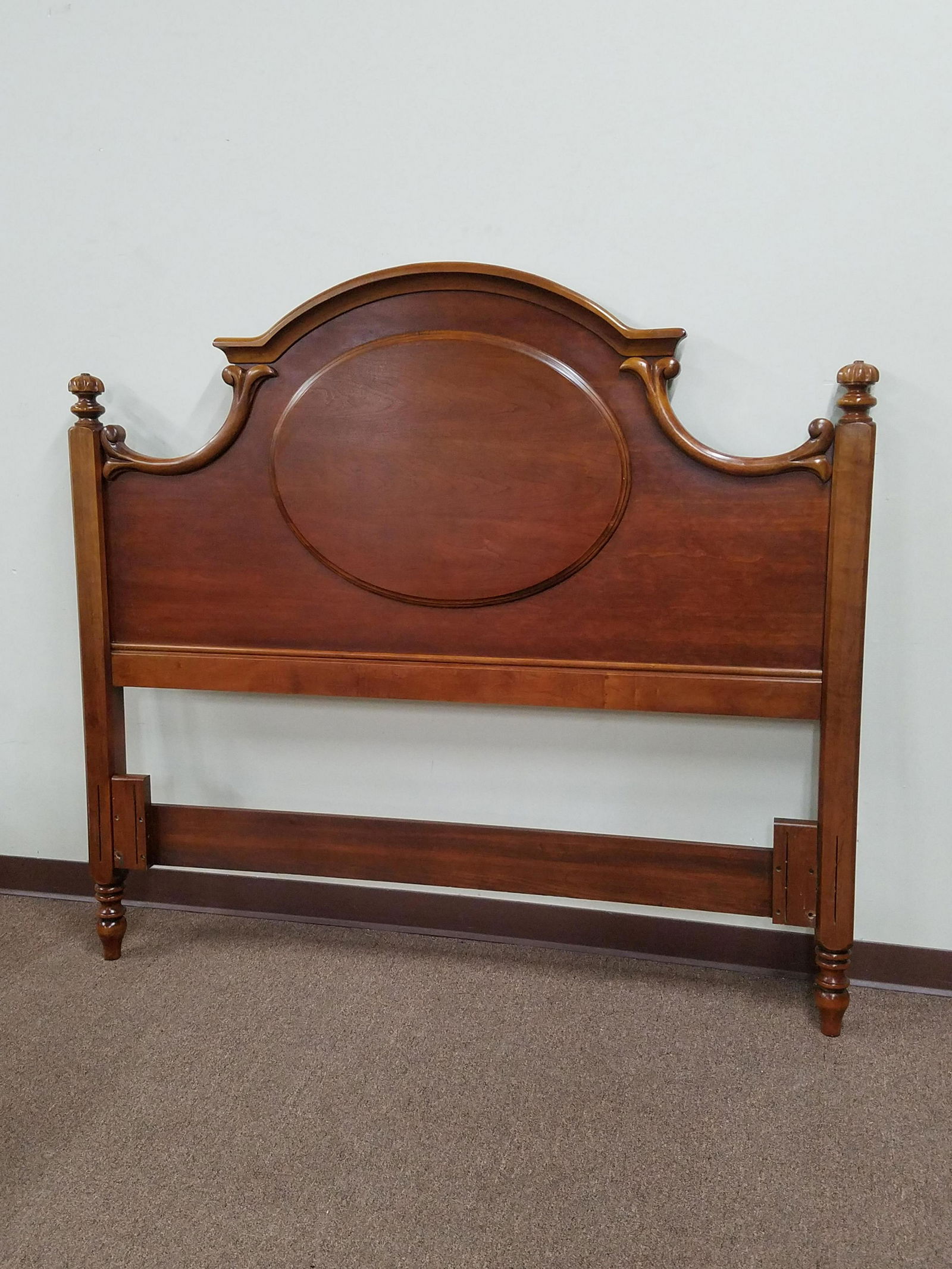 Headboard with Metal Bed Frame (1 of 1)