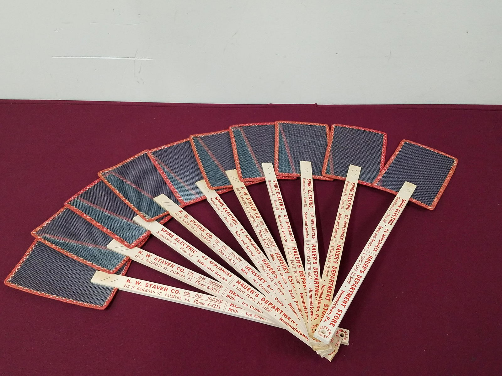 10 Hummelstown PA Advertising Fly Swatters (1 of 2)