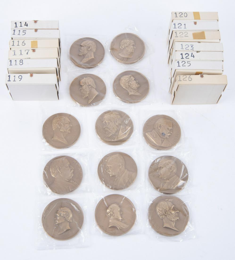 13 US Presidential Medallion Restrikes (1 of 3)