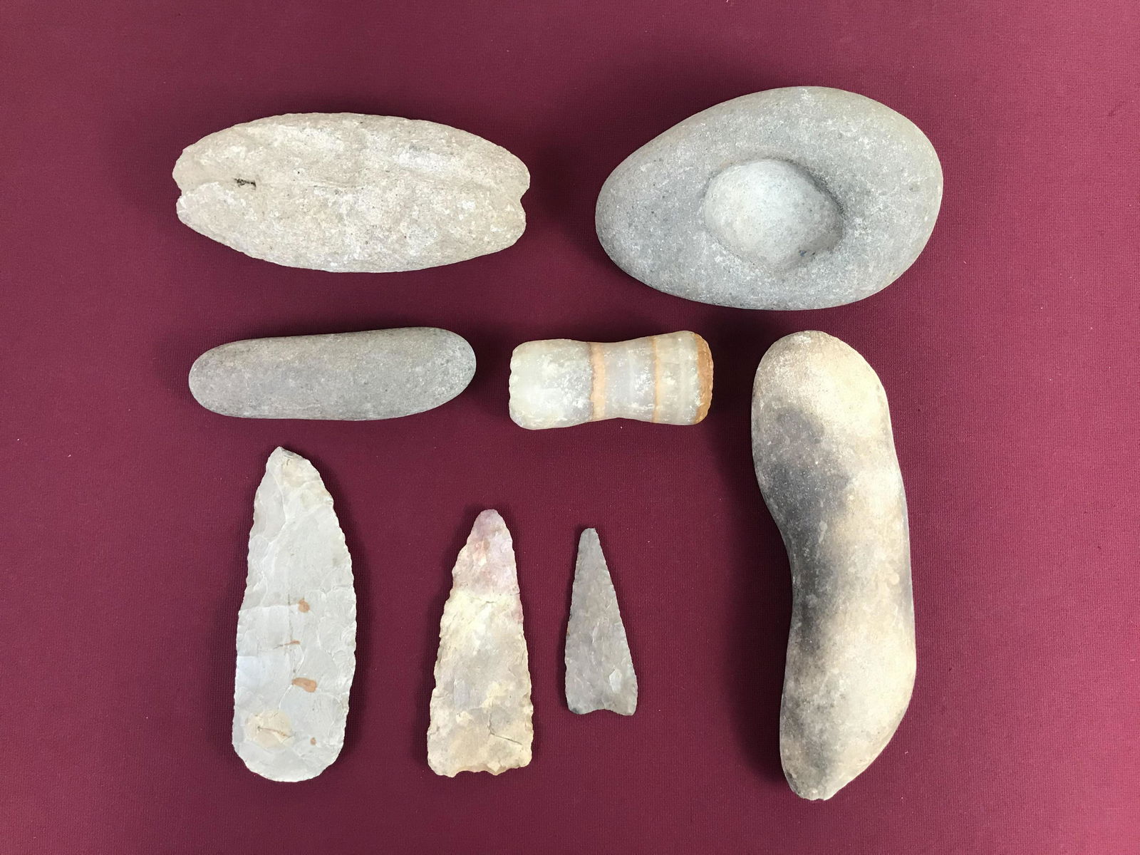 8 Native American Stone Tools (1 of 4)