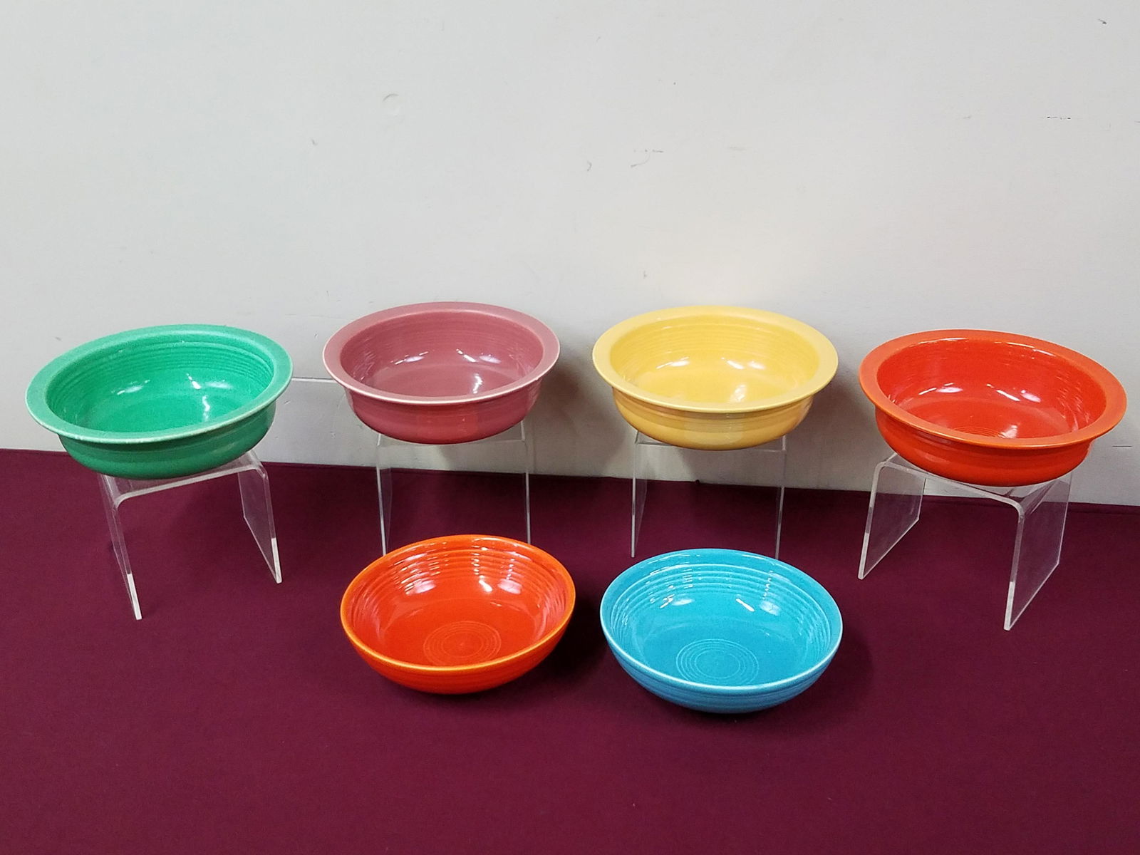6 Fiestaware Serving Bowls (1 of 3)