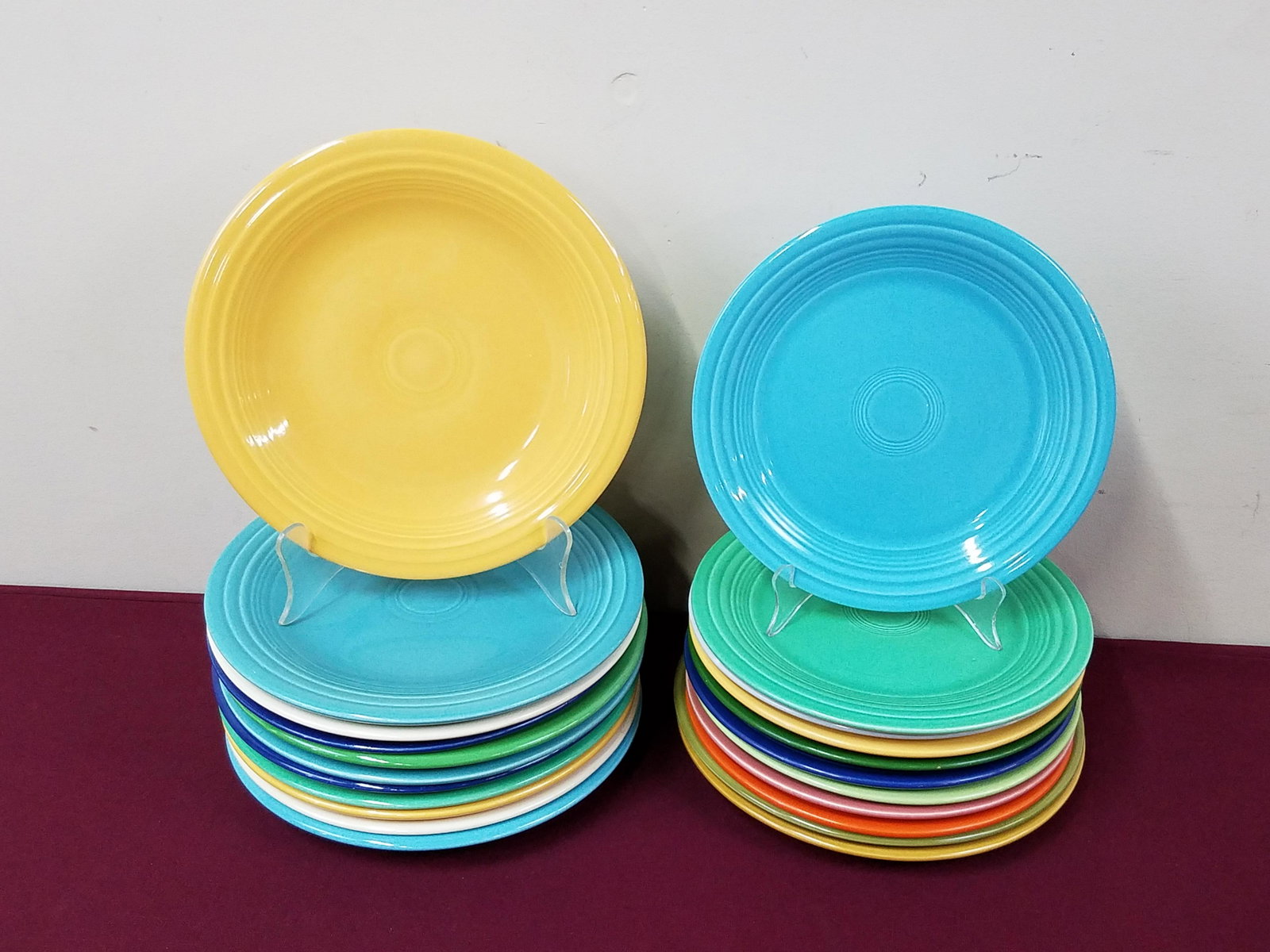 22 Fiestaware Dinner Plates (1 of 2)