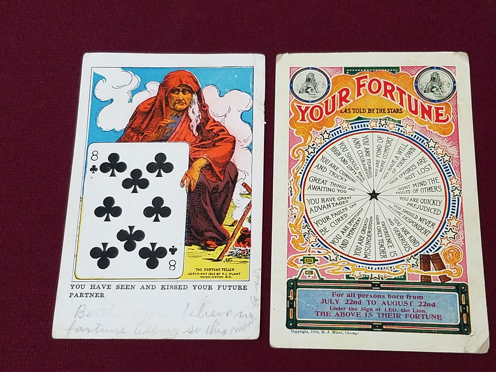 26 Mystic, Horoscope & Fortune Telling Post Cards (1 of 7)