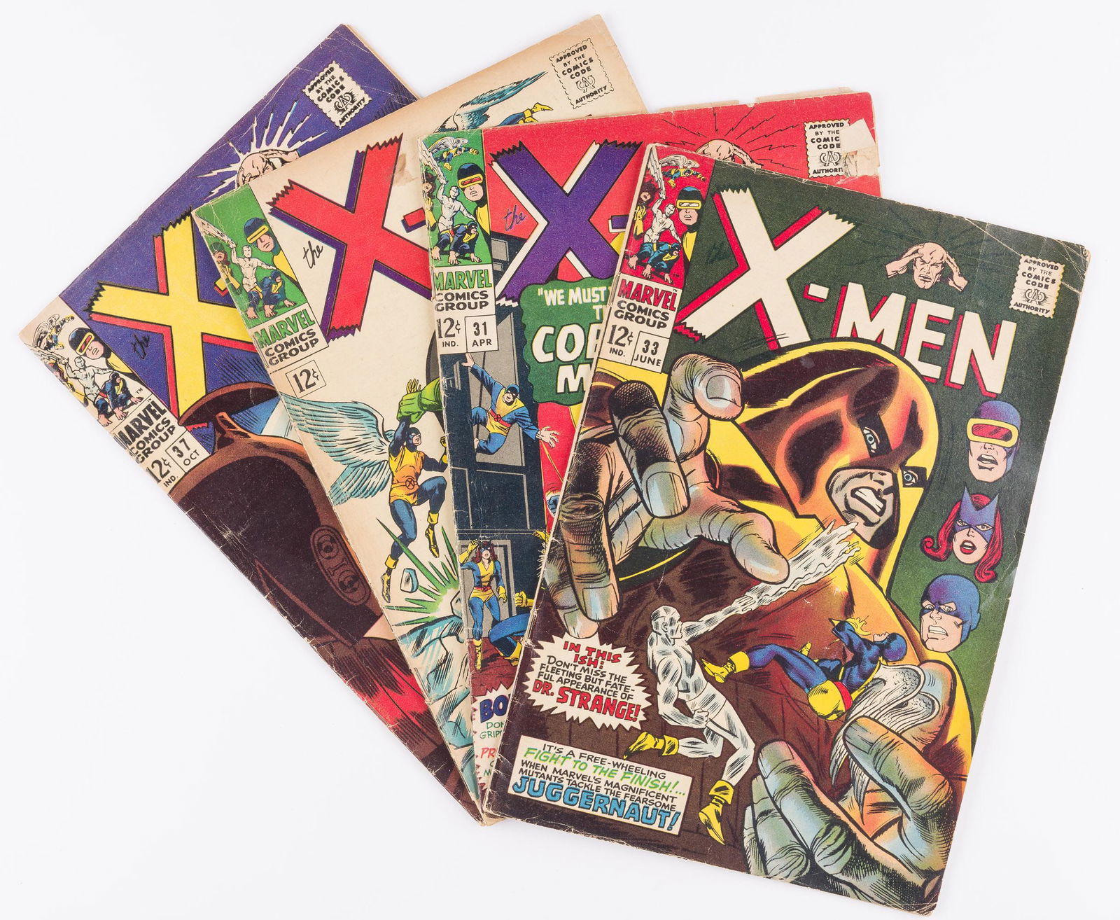 4 Marvel Comics Silver Age X-Men (1 of 6)