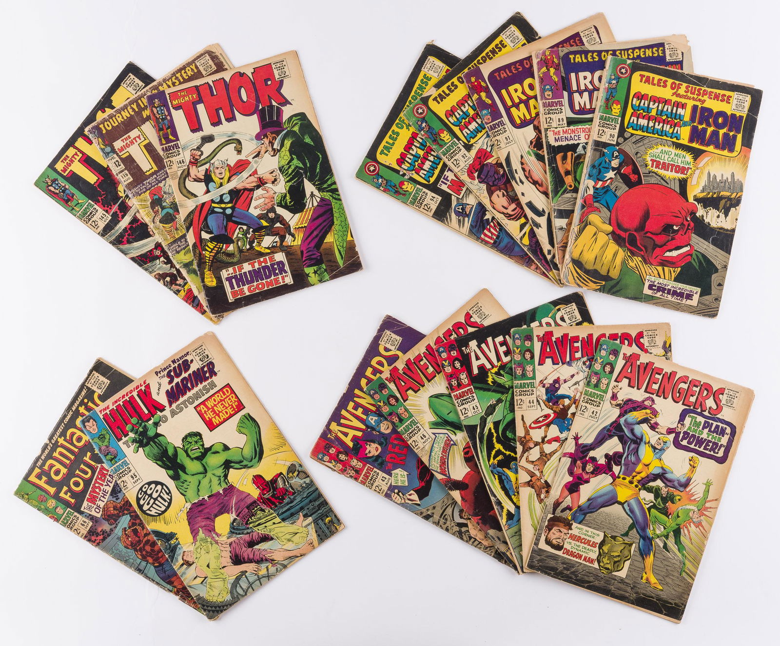 13 Marvel Comics Silver Age incl Avengers (1 of 15)