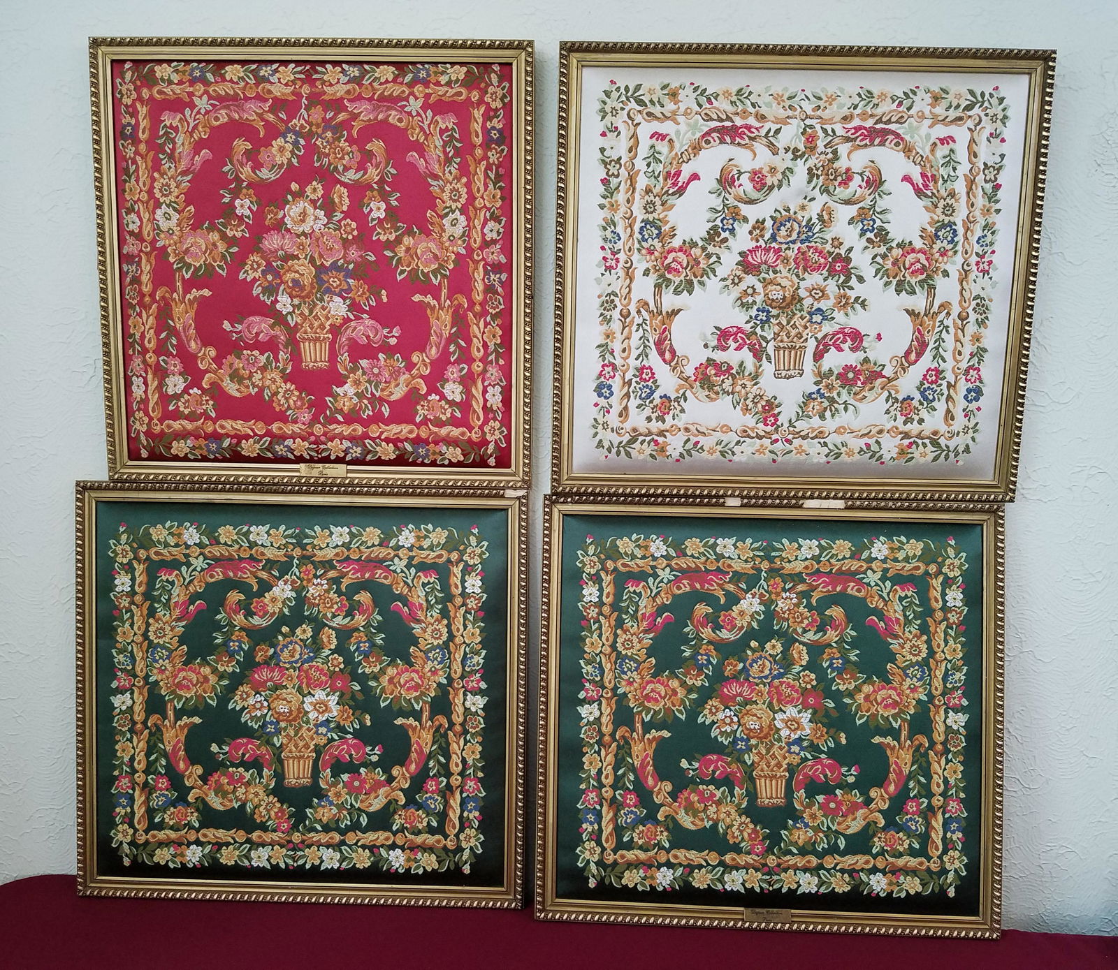 4 "Dujour Collection" Framed Tapestries (1 of 3)