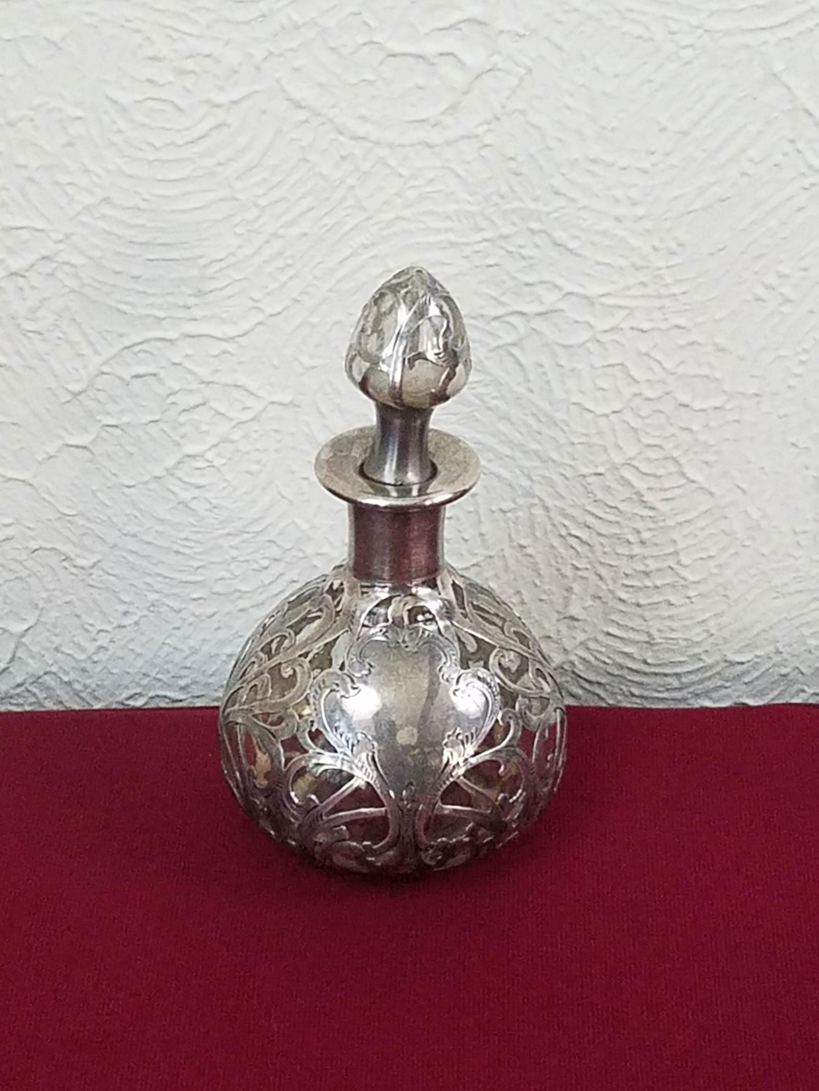 Silver Overlay Bottle (1 of 3)