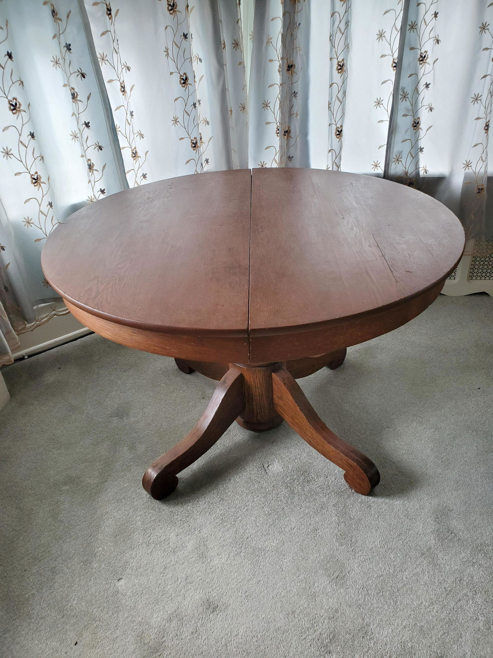 Antique Oak Dining Table (1 of 2)