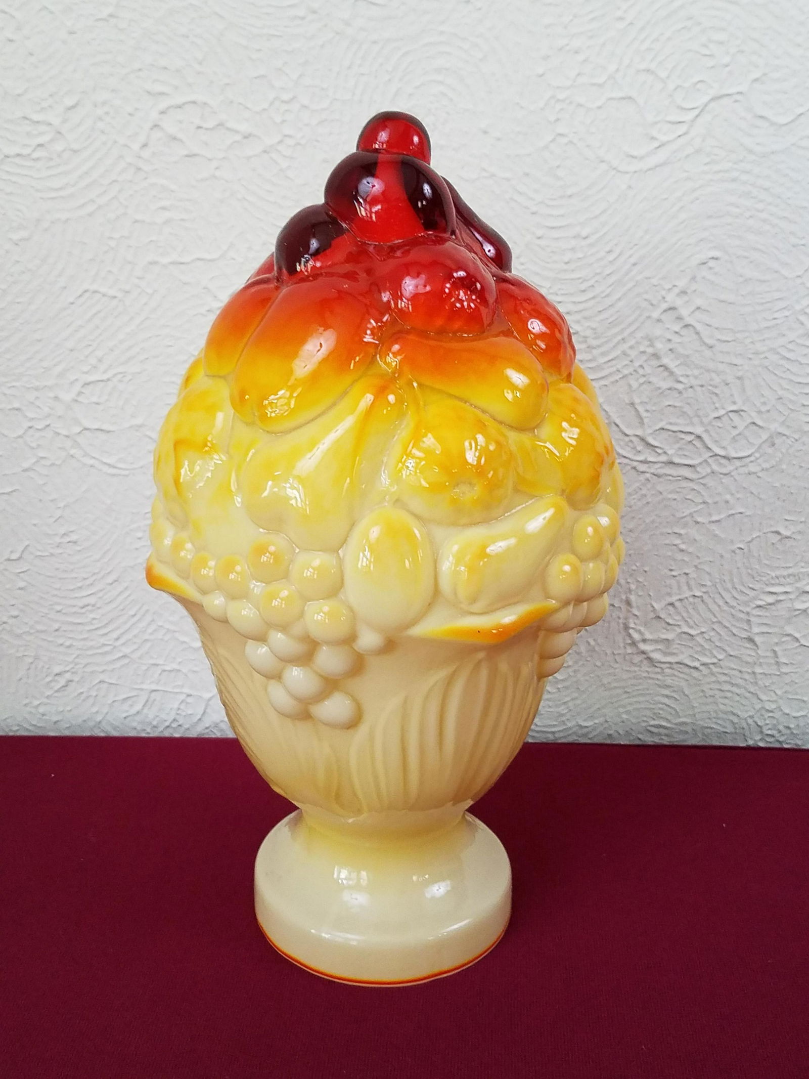 Fruit Basket Glass Lamp Shade (1 of 2)