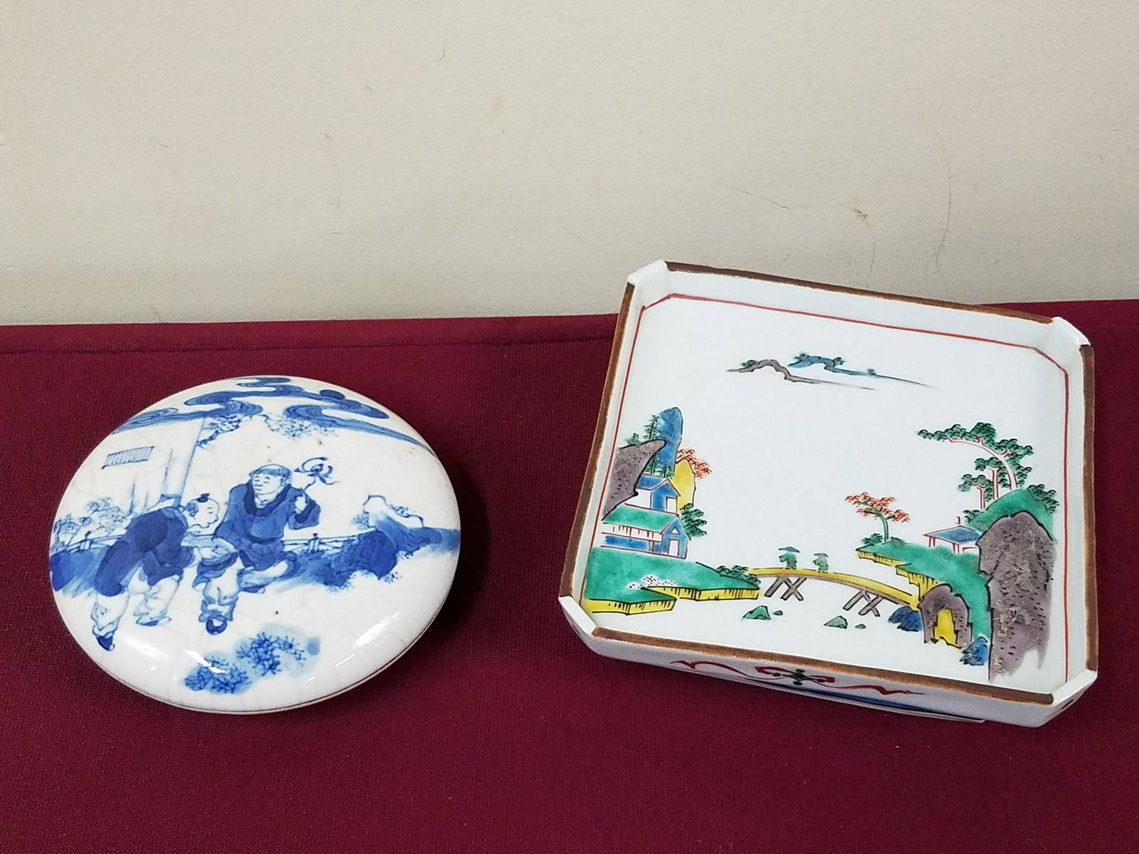 20 C Lidded Kangxi Dish and Tongzhi Footed Bowl (1 of 6)