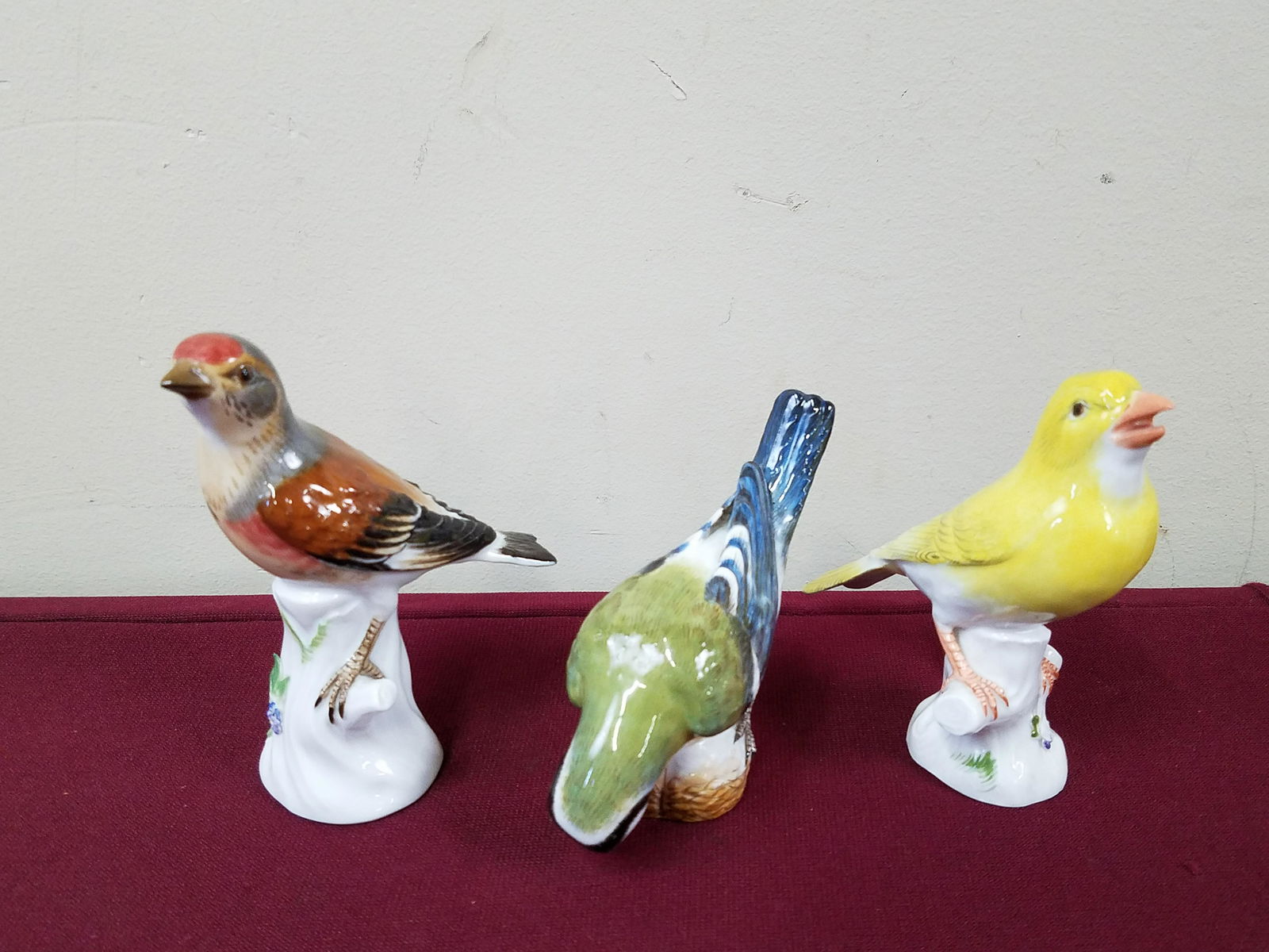 3 Meissen Bird Figurines (1 of 3)