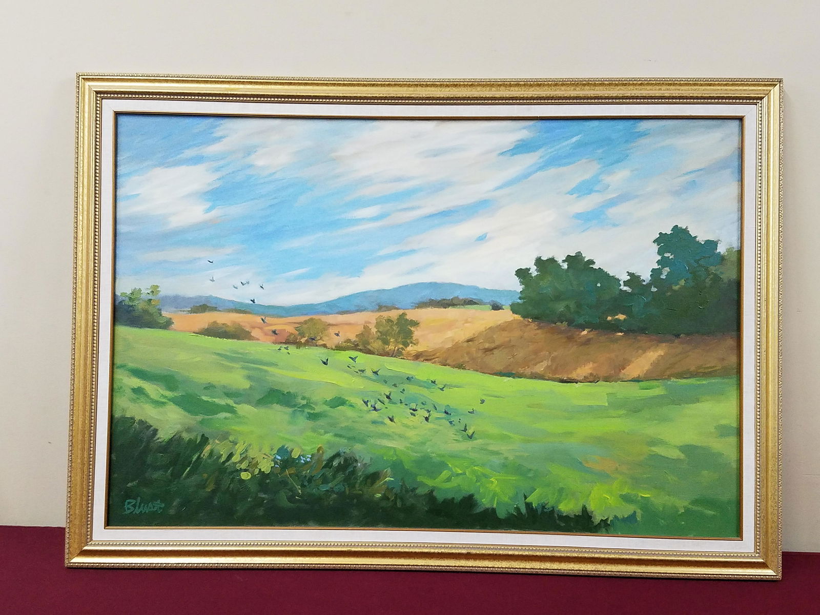 Earl Blust "September Birds" Painting (1 of 3)