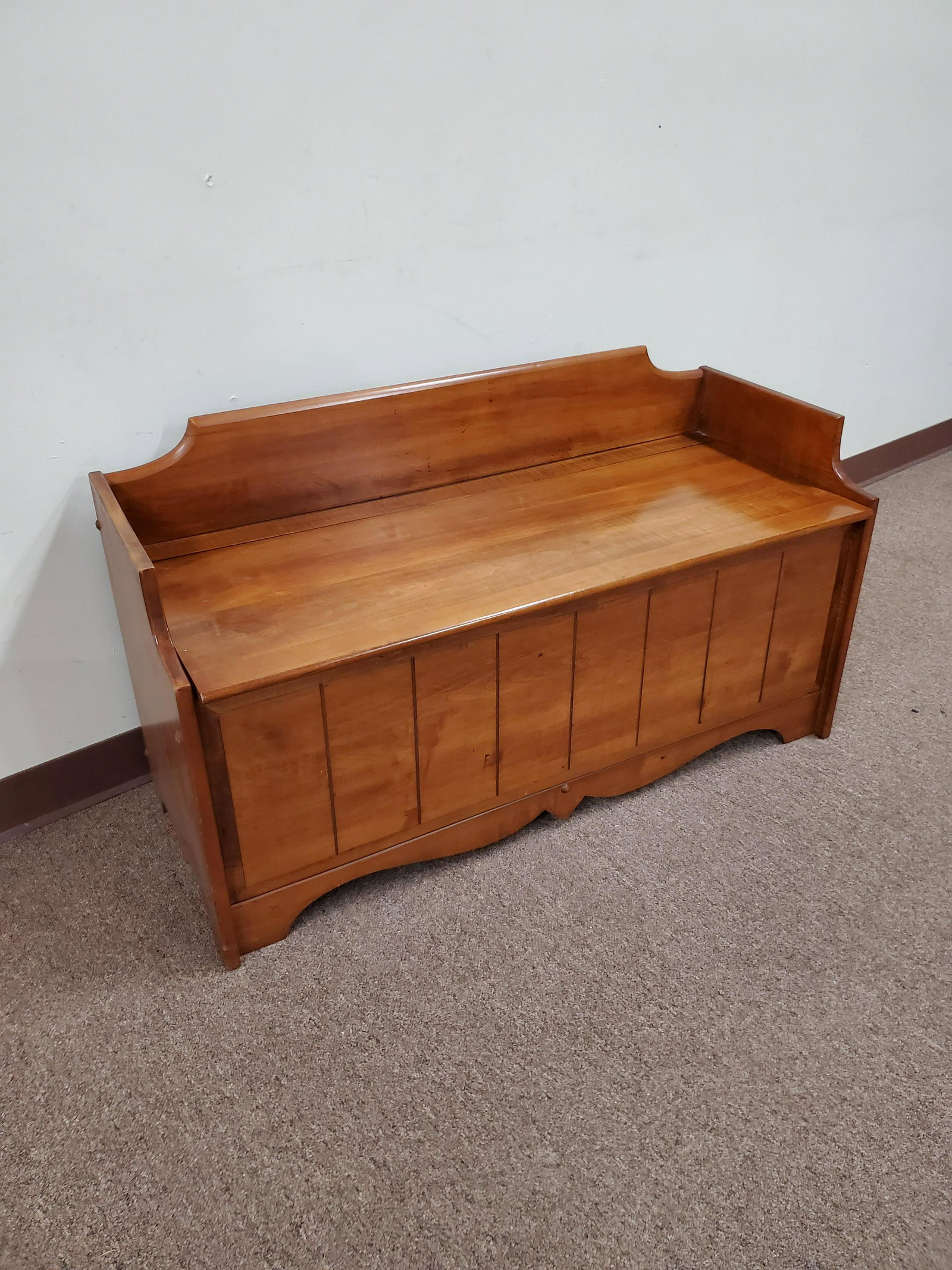 Bench Chest: 41" wide X 16 1/2" deep X 23" high. IMPORTANT: Before bidding, please read the terms and conditions below. When you registered for the auction you agreed to these terms and will be required to comply 