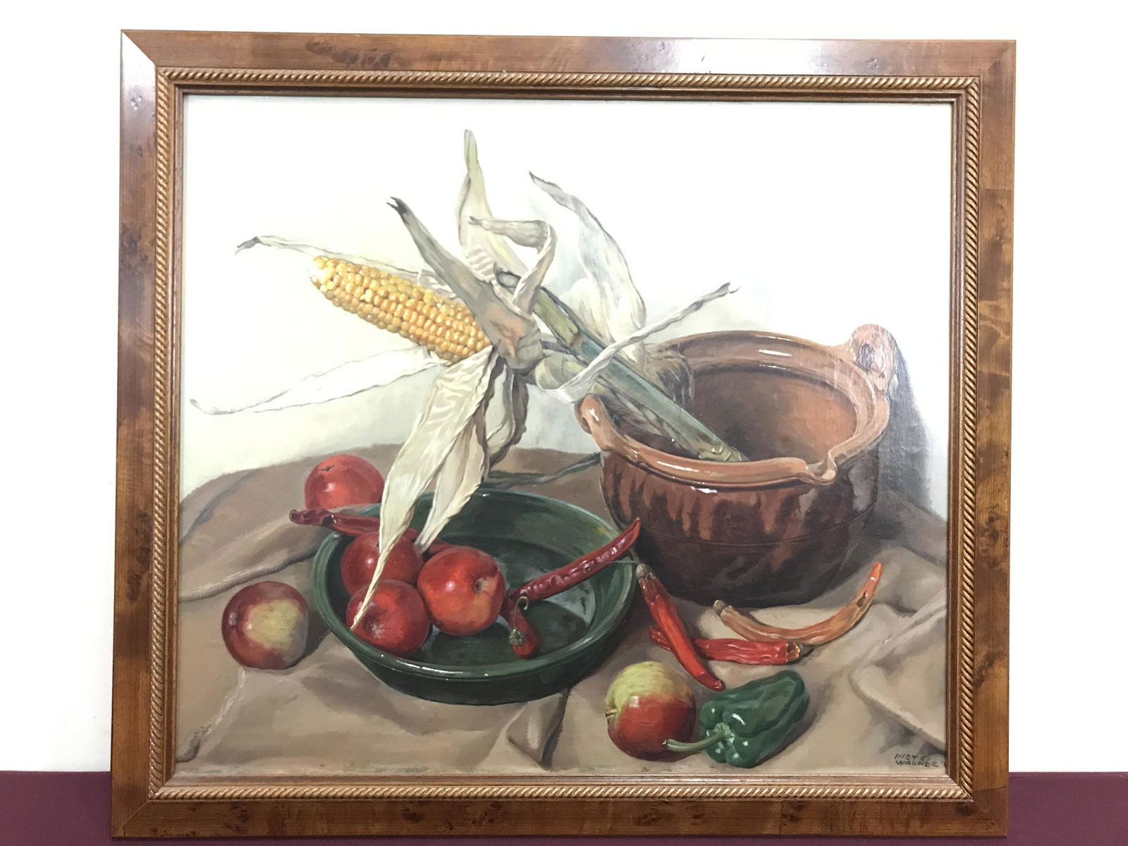 Pieter Corneilus Wagner Oil on Board Still Life (1 of 3)