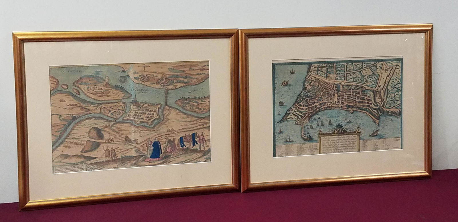 2 Antique Map Prints (1 of 3)