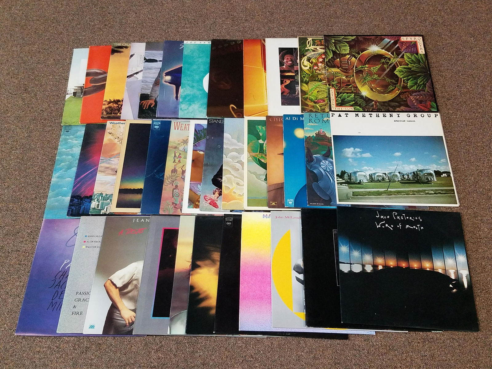 31 Jazz Fusion Records incl Chick Corea (1 of 8)