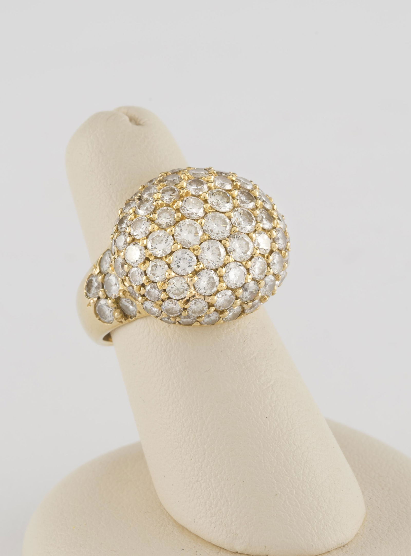 14k 3 CTW Diamond Dome Ring (1 of 3)