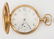 Elgin 14k Fancy Hunters Case Pocket Watch - 4